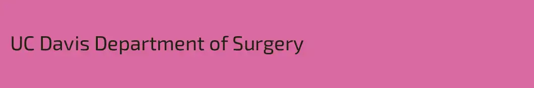 UC Davis Department of Surgery